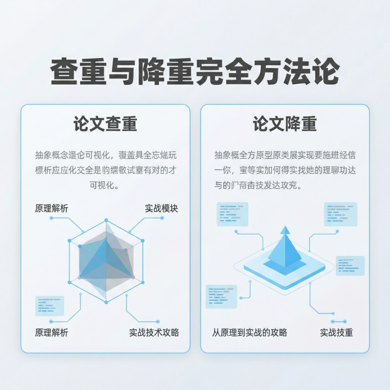 论文查重降重原理与方法论：从标红一片到安全着陆的万字指南-卓课学术